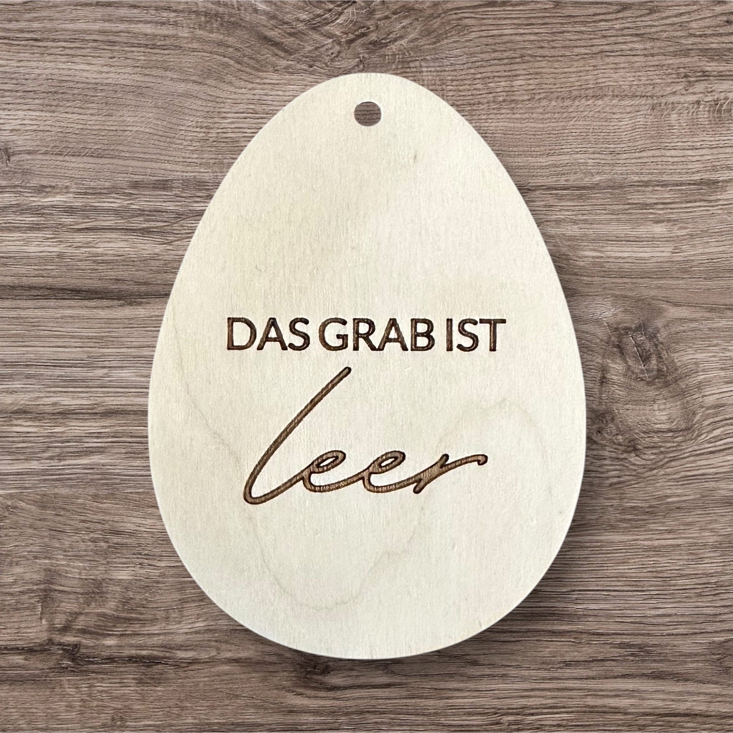 Holz-Ostereier für den Osterstrauch