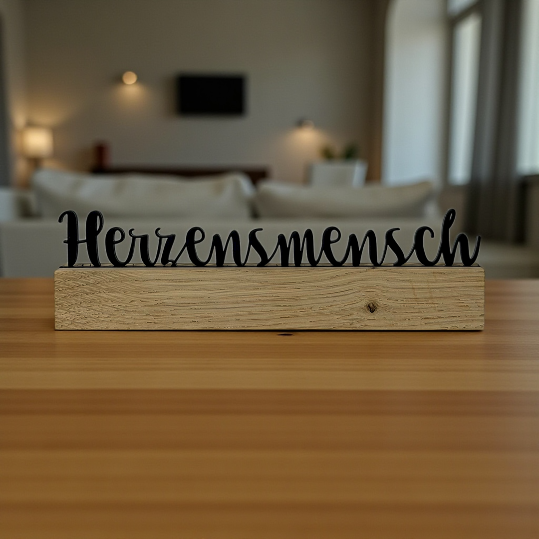 Herzensmensch Aufsteller von Wiens Wood