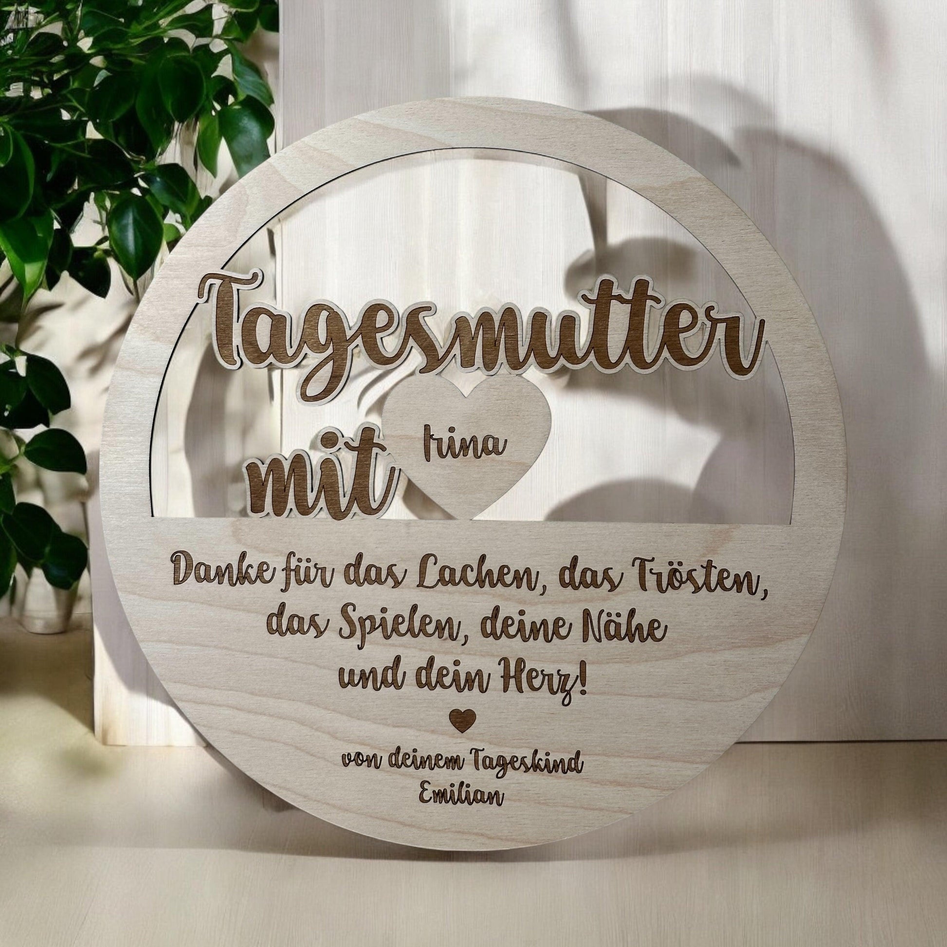 Tagesmutter Geschenk - Wiens Wood