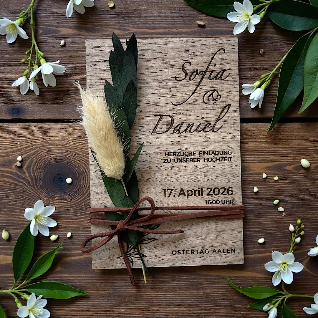 Einladungskarte Wedding