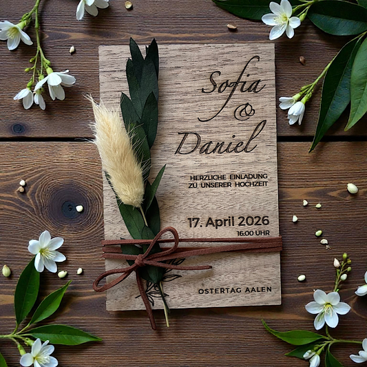 Einladungskarte Wedding