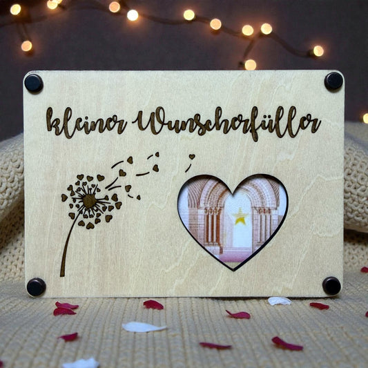 Geldgeschenk aus Holz „Kleiner Wunscherfüller“