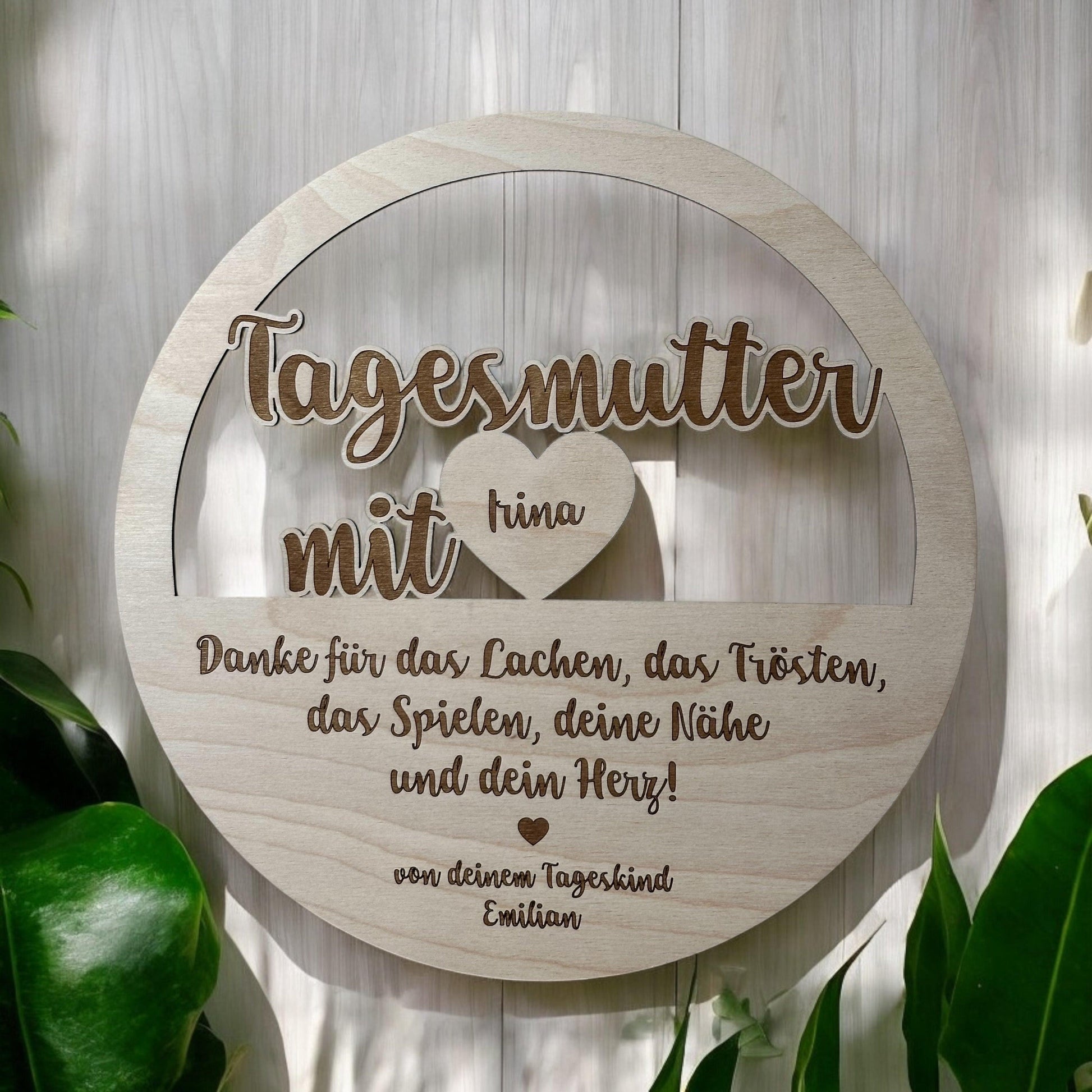 Tagesmutter Geschenk - Wiens Wood